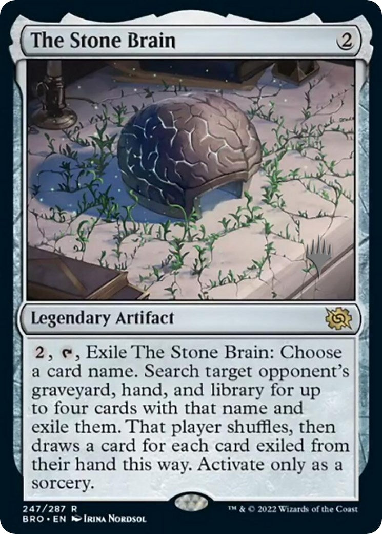 The Stone Brain (Promo Pack) [The Brothers' War Promos] | Dumpster Cat Games