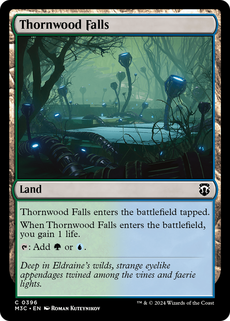 Thornwood Falls (Ripple Foil) [Modern Horizons 3 Commander] | Dumpster Cat Games