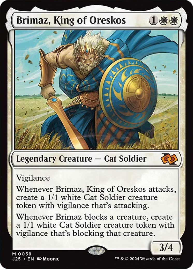 Brimaz, King of Oreskos (Anime) [Foundations Jumpstart] | Dumpster Cat Games