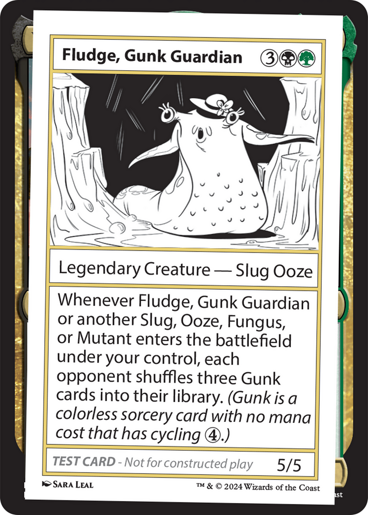 Fludge, Gunk Guardian [Mystery Booster 2 Playtest Cards] | Dumpster Cat Games