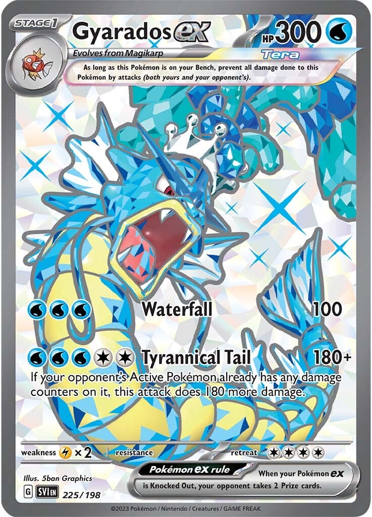 Gyarados ex (225/198) [Scarlet & Violet: Base Set] | Dumpster Cat Games