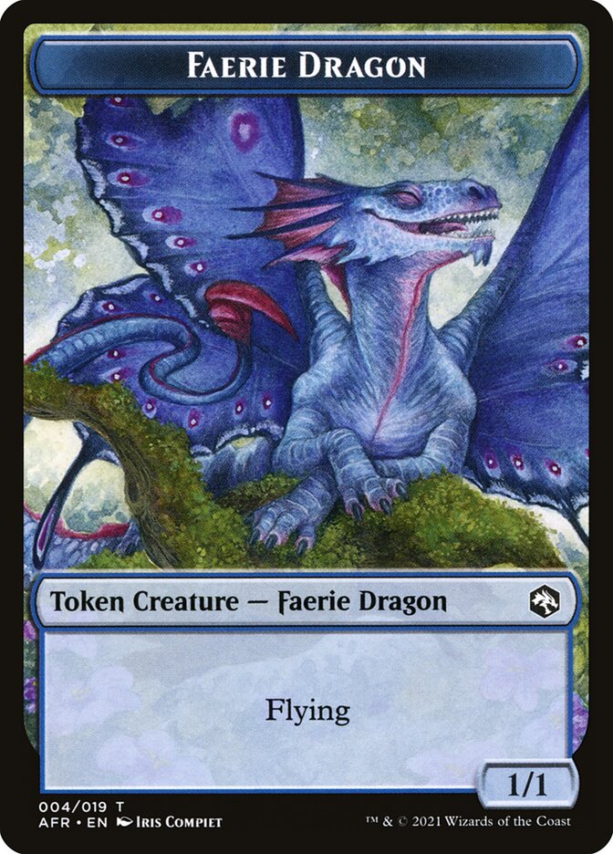 Faerie Dragon Token [Dungeons & Dragons: Adventures in the Forgotten Realms Tokens] | Dumpster Cat Games