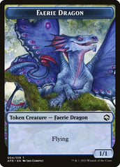 Wolf // Faerie Dragon Double-Sided Token [Dungeons & Dragons: Adventures in the Forgotten Realms Tokens] | Dumpster Cat Games