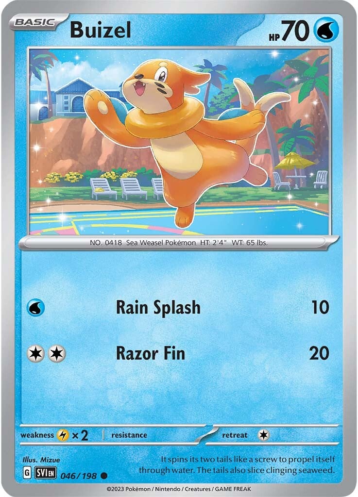 Buizel (046/198) [Scarlet & Violet: Base Set] | Dumpster Cat Games