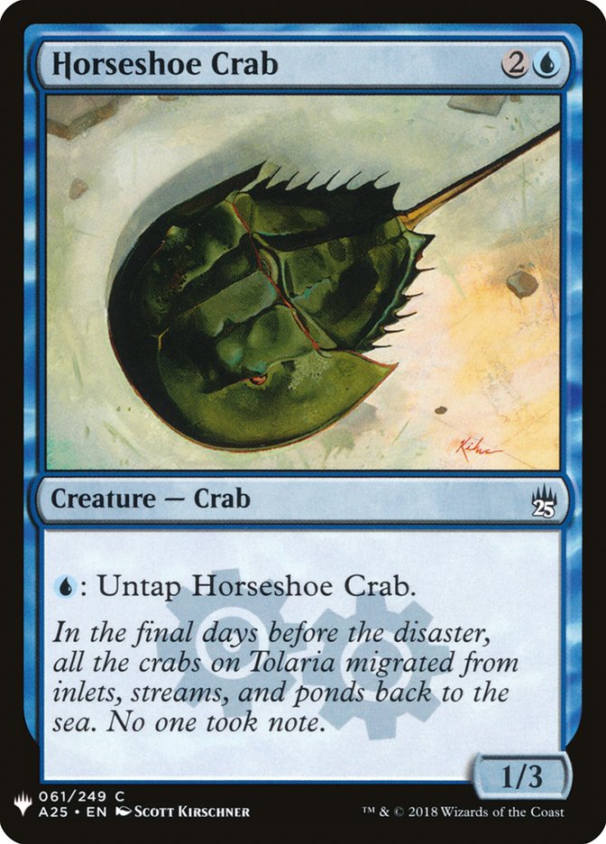 Horseshoe Crab [Mystery Booster] | Dumpster Cat Games