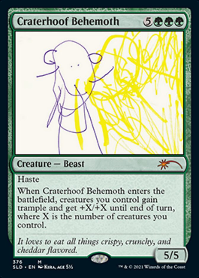 Craterhoof Behemoth (376) [Secret Lair Drop Series] | Dumpster Cat Games