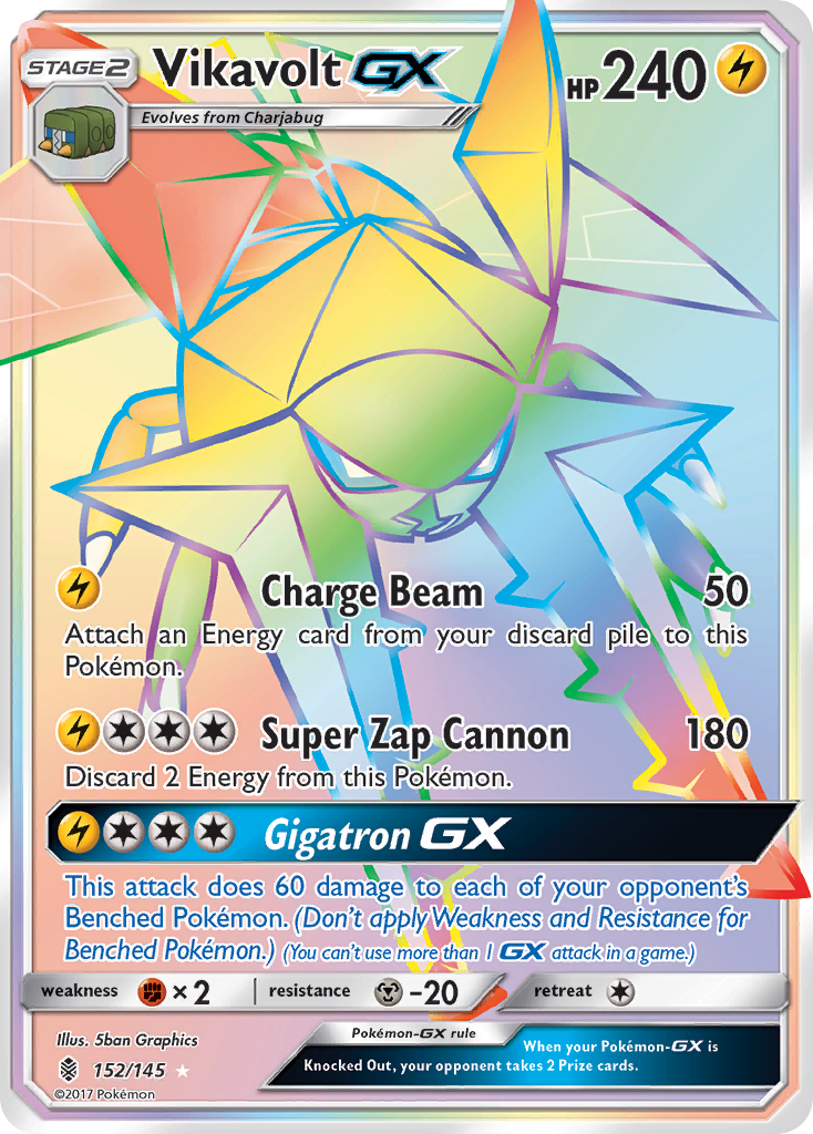 Vikavolt GX (152/145) [Sun & Moon: Guardians Rising] | Dumpster Cat Games