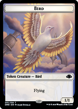 Insect // Bird Double-Sided Token [Dominaria Remastered Tokens] | Dumpster Cat Games