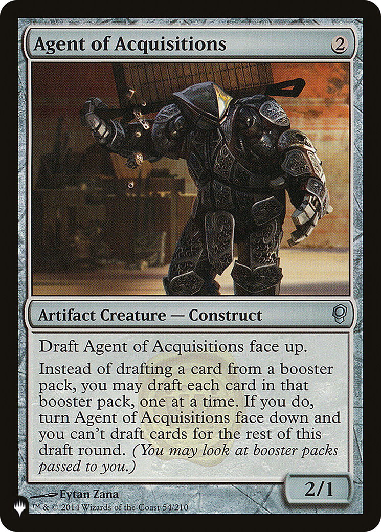 Agent of Acquisitions [The List Reprints] | Dumpster Cat Games