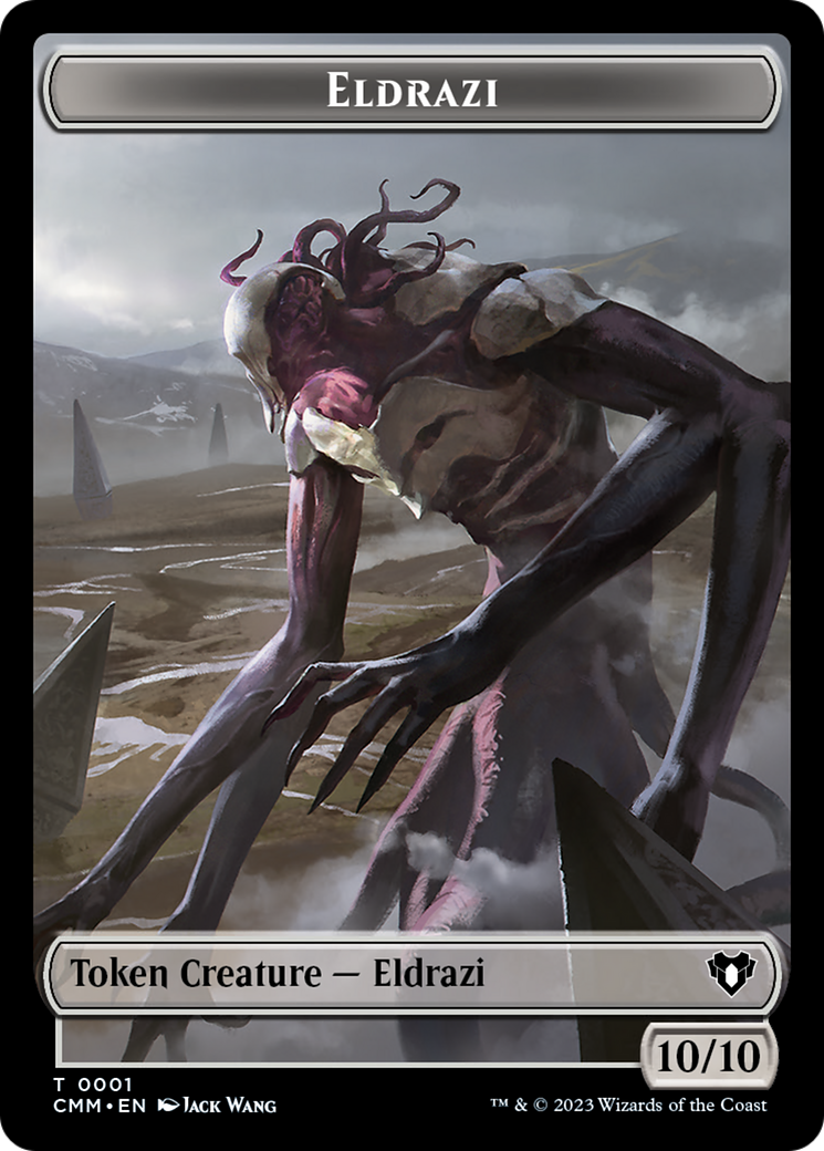 Eldrazi Spawn // Rat Double-Sided Token [Commander Masters Tokens] | Dumpster Cat Games