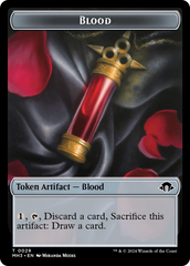 Blood // Energy Reserve Double-Sided Token [Modern Horizons 3 Tokens] | Dumpster Cat Games