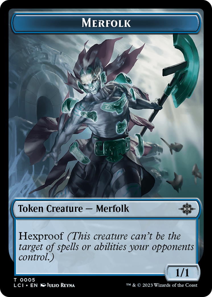 Merfolk Token [The Lost Caverns of Ixalan Tokens] | Dumpster Cat Games