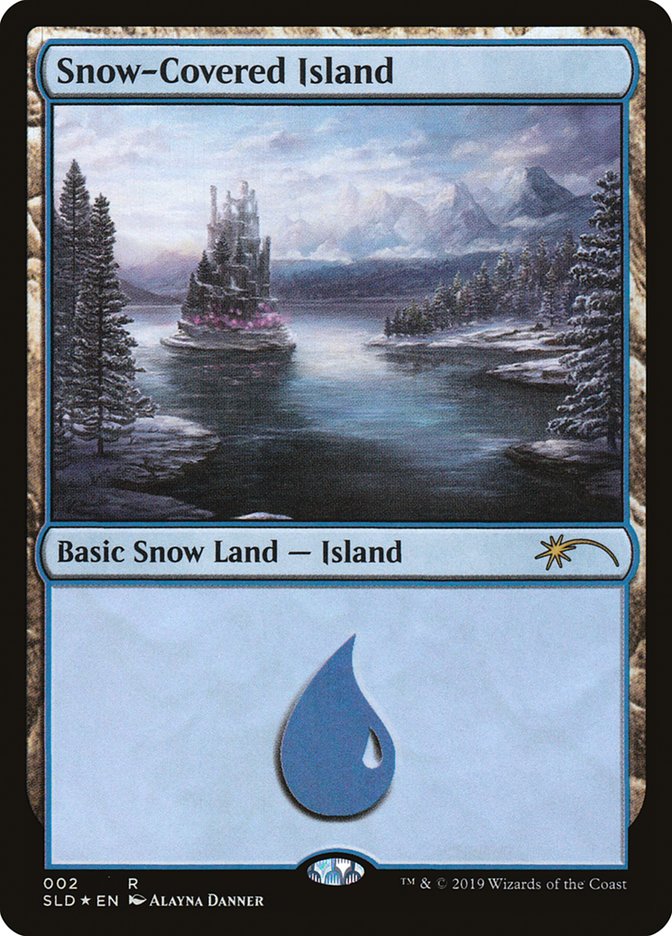 Snow-Covered Island (2) [Secret Lair Drop Series] | Dumpster Cat Games