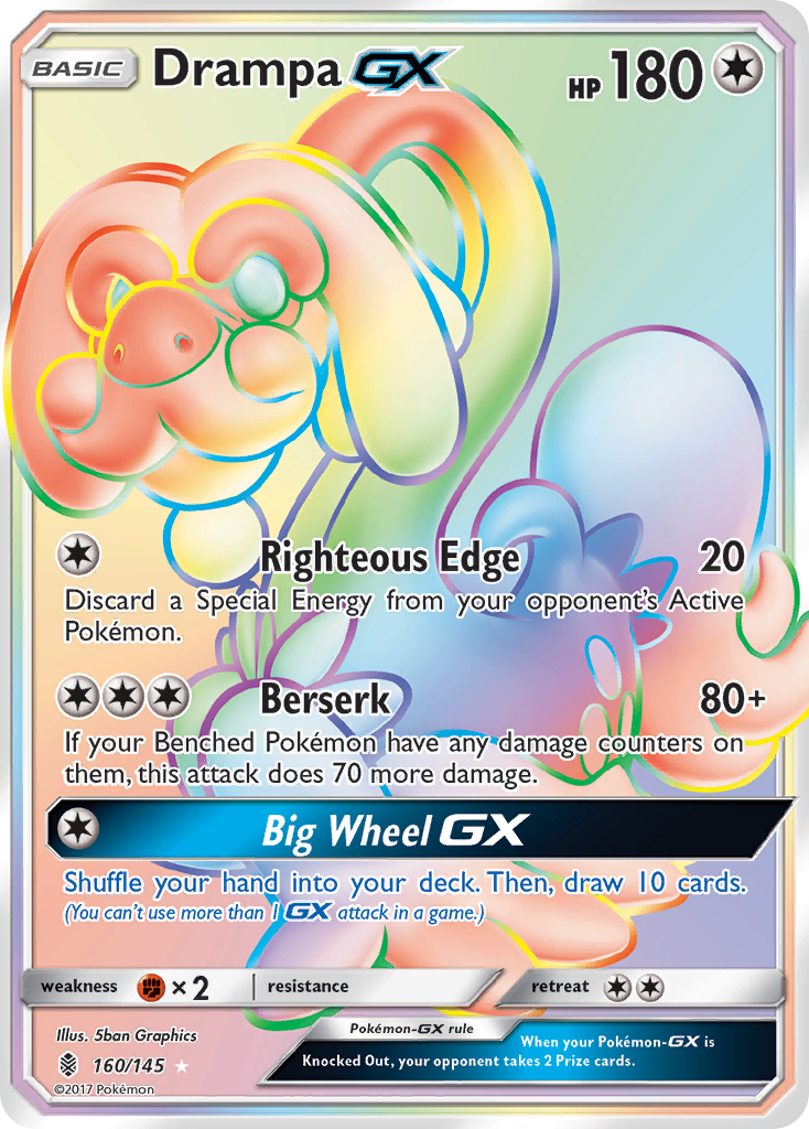 Drampa GX (160/145) [Sun & Moon: Guardians Rising] | Dumpster Cat Games