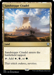 Sandsteppe Citadel [Phyrexia: All Will Be One Commander] | Dumpster Cat Games