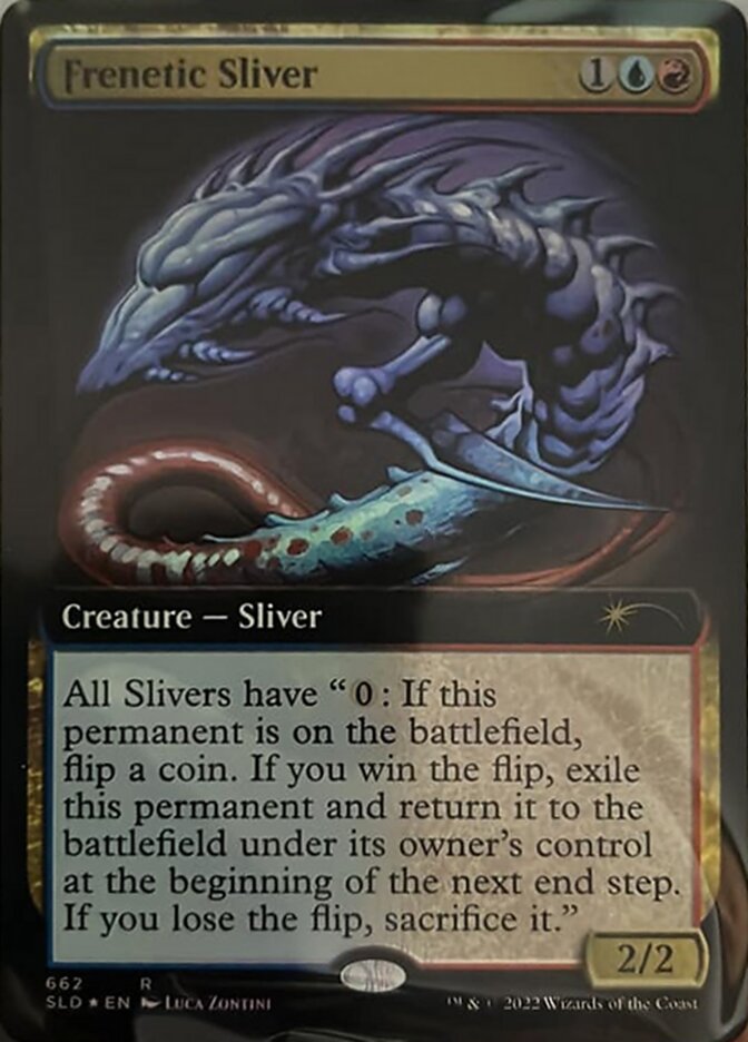 Frenetic Sliver (Extended Art) [Secret Lair Drop Promos] | Dumpster Cat Games