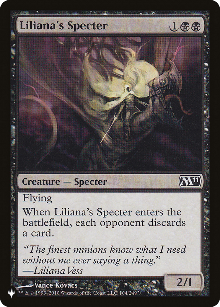 Liliana's Specter [The List Reprints] | Dumpster Cat Games