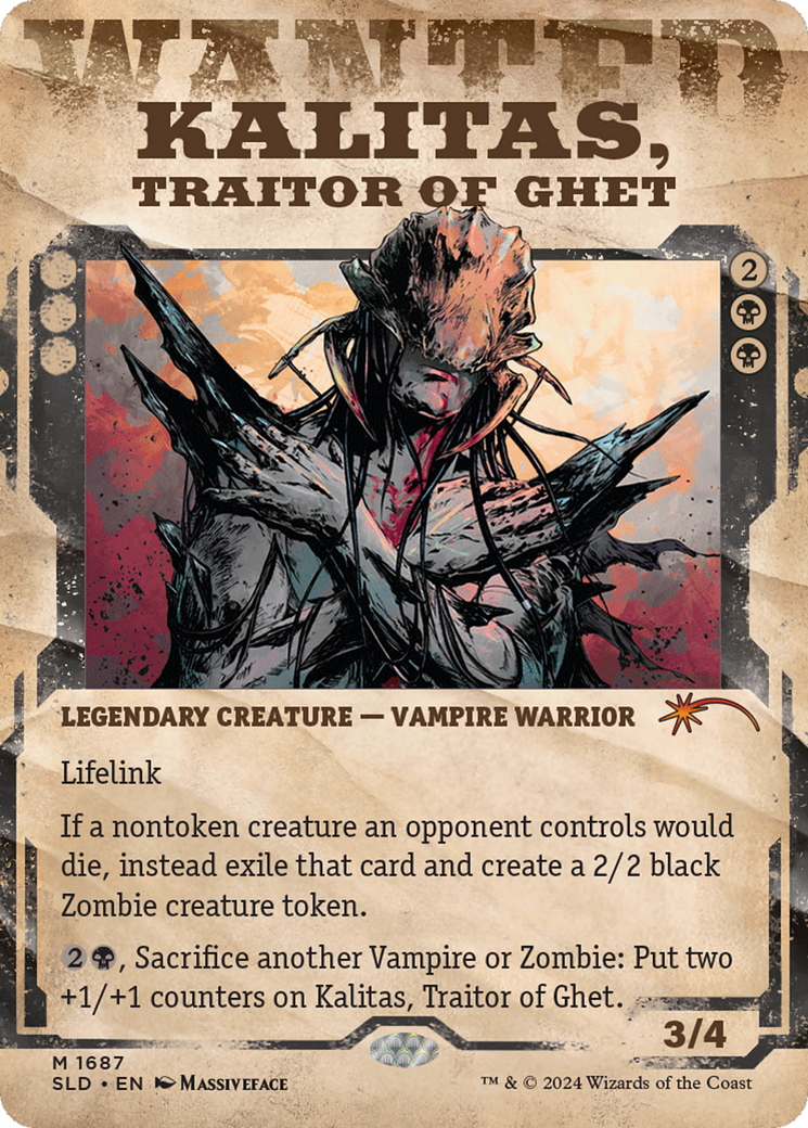 Kalitas, Traitor of Ghet [Secret Lair Drop Series] | Dumpster Cat Games