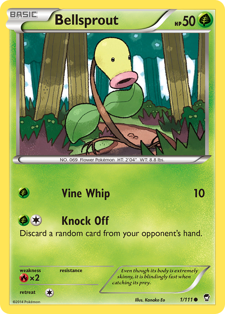 Bellsprout (1/111) [XY: Furious Fists] | Dumpster Cat Games