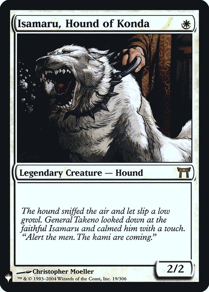 Isamaru, Hound of Konda [Mystery Booster] | Dumpster Cat Games