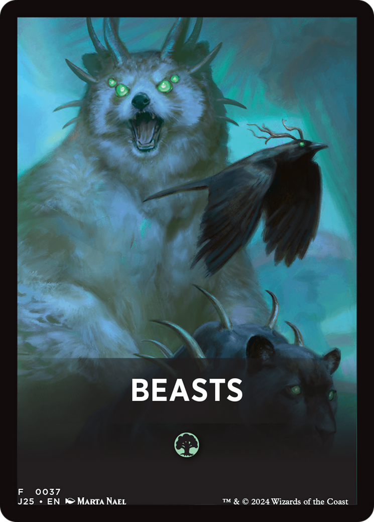 Beasts Theme Card [Foundations Jumpstart Front Cards] | Dumpster Cat Games