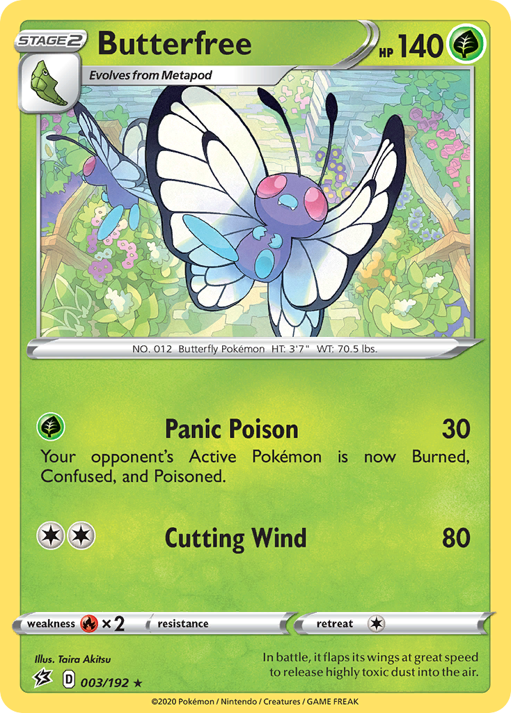 Butterfree (003/192) [Sword & Shield: Rebel Clash] | Dumpster Cat Games