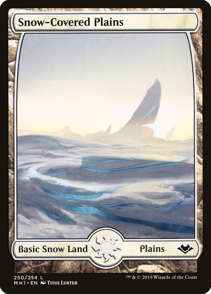 Snow-Covered Plains [Modern Horizons] | Dumpster Cat Games