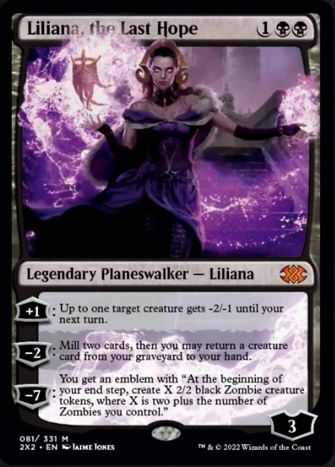 Liliana, the Last Hope [Double Masters 2022] | Dumpster Cat Games