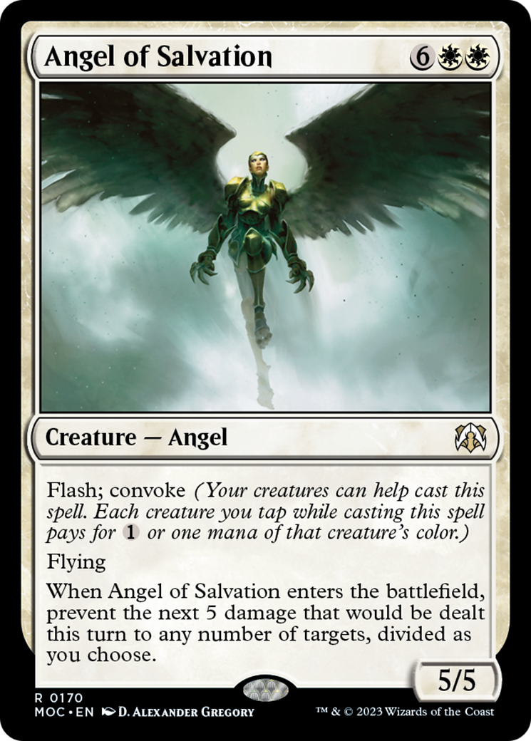 Angel of Salvation [March of the Machine Commander] | Dumpster Cat Games