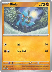 Riolu (112/198) [Scarlet & Violet: Base Set] | Dumpster Cat Games