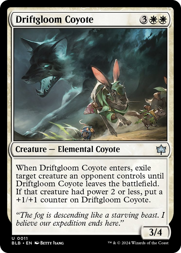 Driftgloom Coyote [Bloomburrow] | Dumpster Cat Games