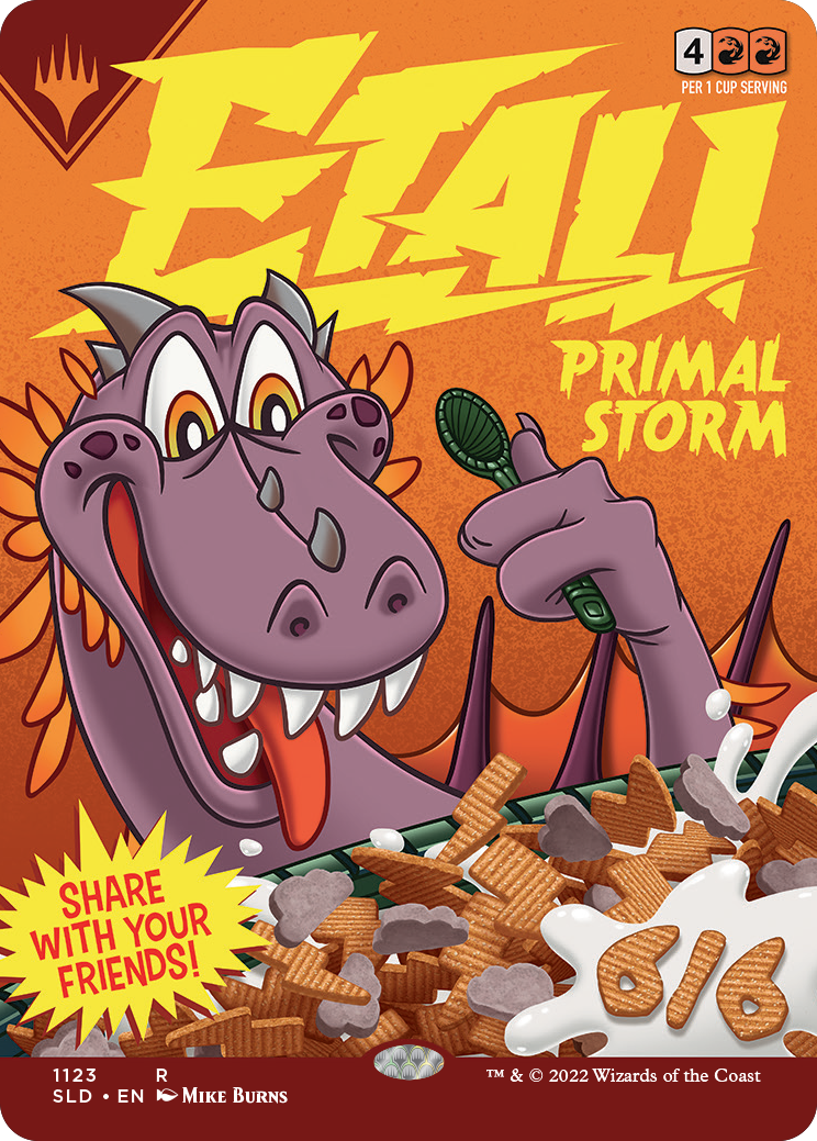 Etali, Primal Storm (Borderless) [Secret Lair Drop Series] | Dumpster Cat Games