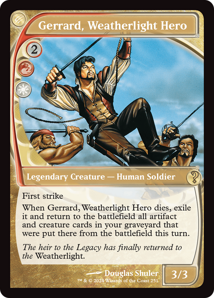 Gerrard, Weatherlight Hero (Future Sight) [Mystery Booster 2] | Dumpster Cat Games