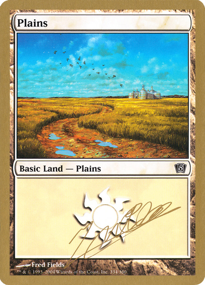 Plains (jn334) (Julien Nuijten) [World Championship Decks 2004] | Dumpster Cat Games