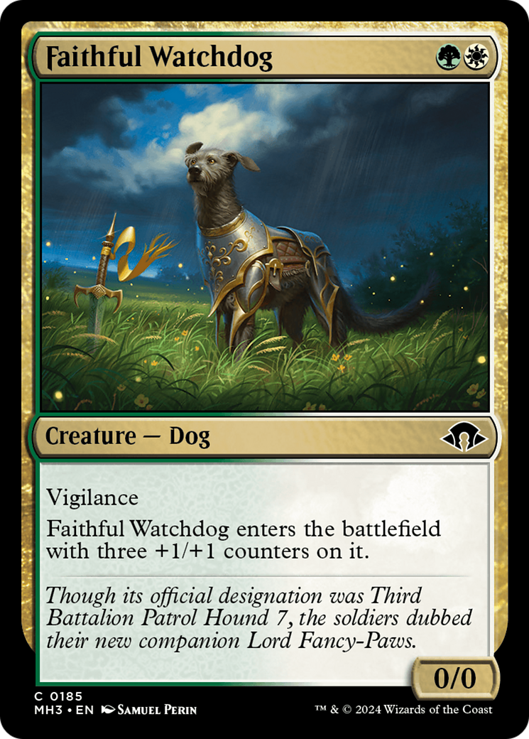 Faithful Watchdog [Modern Horizons 3] | Dumpster Cat Games