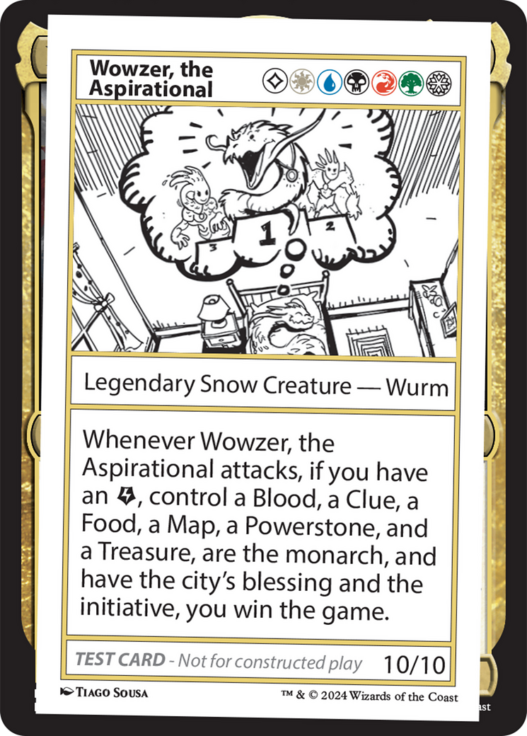 Wowzer, the Aspirational [Mystery Booster 2 Playtest Cards] | Dumpster Cat Games