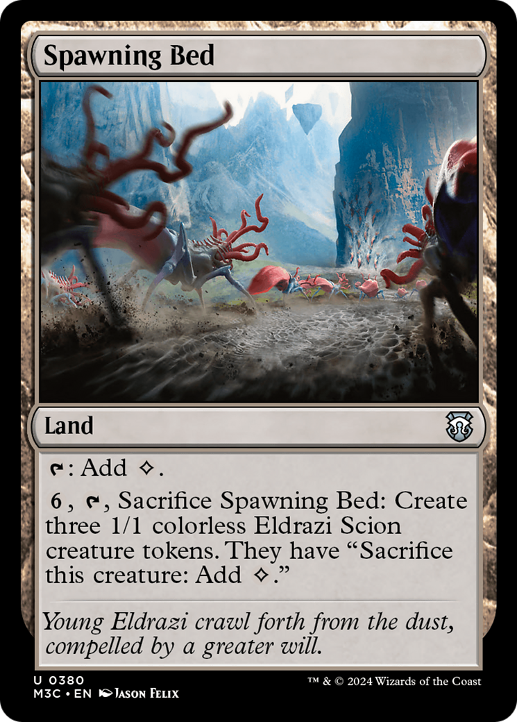 Spawning Bed (Ripple Foil) [Modern Horizons 3 Commander] | Dumpster Cat Games