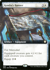 Kemba's Banner (Extended Art) [Phyrexia: All Will Be One Commander] | Dumpster Cat Games