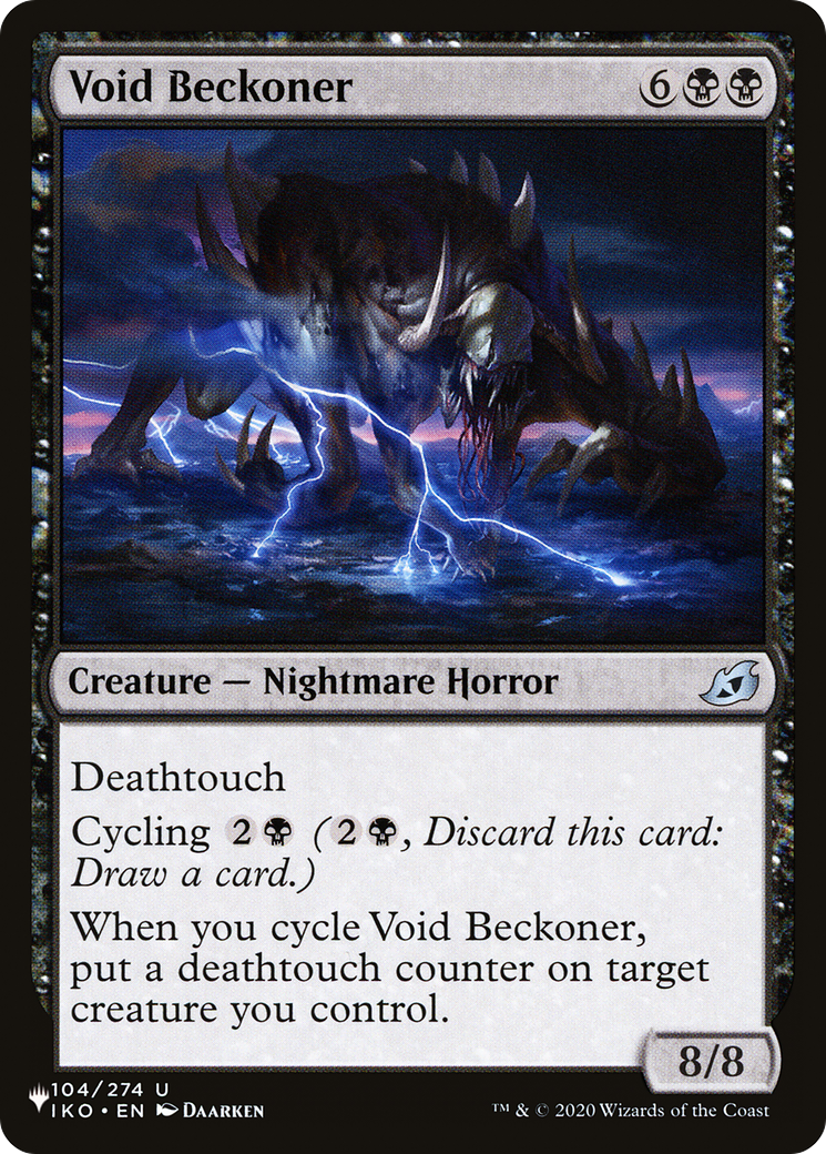 Void Beckoner [The List Reprints] | Dumpster Cat Games