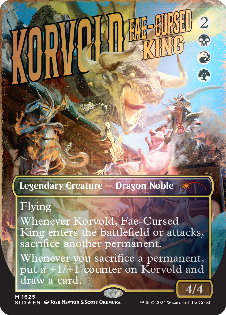 Korvold, Fae-Cursed King (Rainbow Foil) [Secret Lair Drop Series] | Dumpster Cat Games