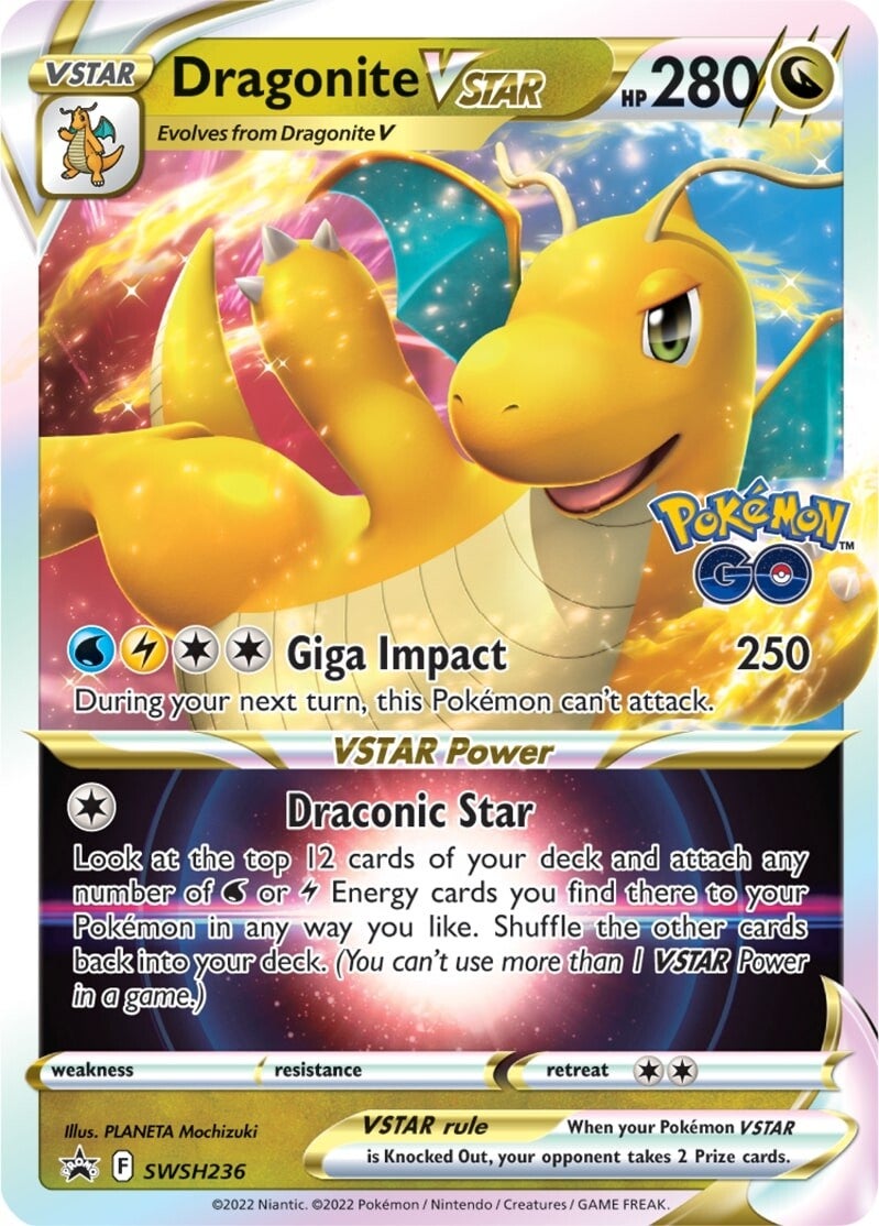 Dragonite VSTAR (SWSH236) [Sword & Shield: Black Star Promos] | Dumpster Cat Games