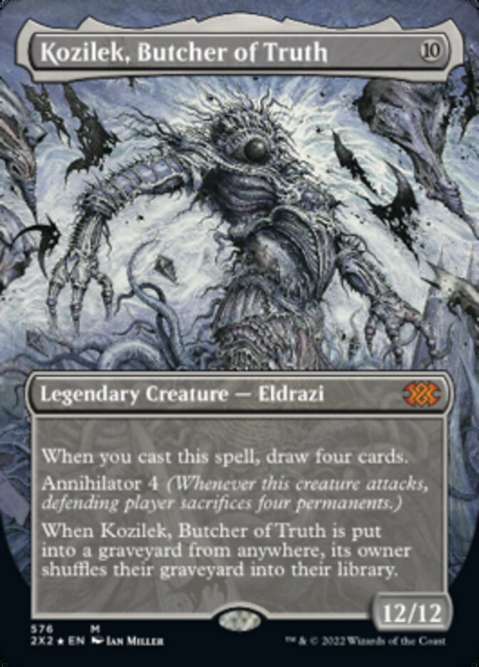 Kozilek, Butcher of Truth (Textured Foil) [Double Masters 2022] | Dumpster Cat Games