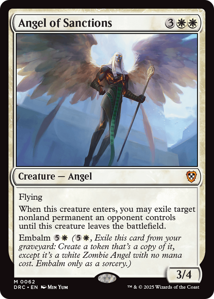 Angel of Sanctions [Aetherdrift Commander] | Dumpster Cat Games