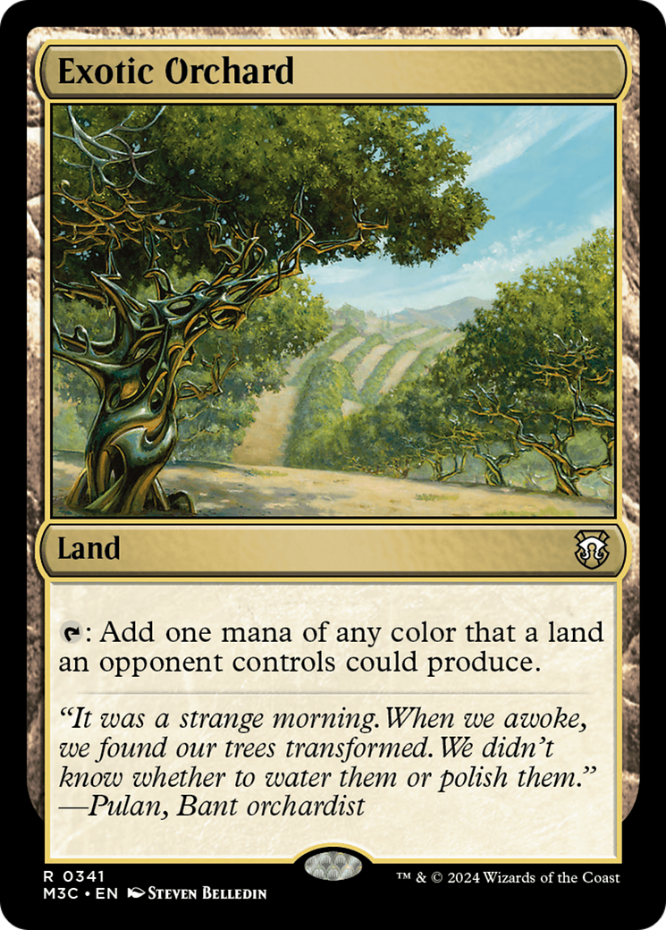 Exotic Orchard (Ripple Foil) [Modern Horizons 3 Commander] | Dumpster Cat Games