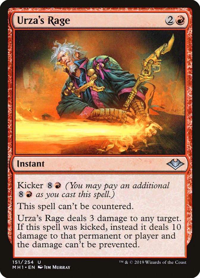 Urza's Rage [Modern Horizons] | Dumpster Cat Games