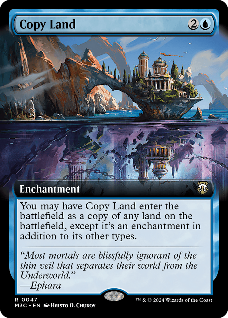 Copy Land (Extended Art) [Modern Horizons 3 Commander] | Dumpster Cat Games