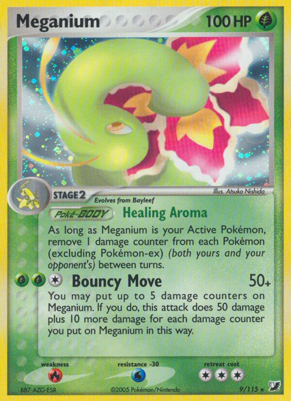 Meganium (9/115) (Theme Deck Exclusive) [EX: Unseen Forces] | Dumpster Cat Games