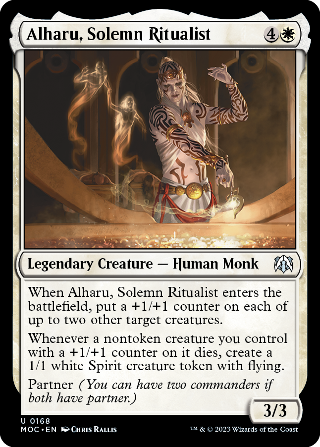 Alharu, Solemn Ritualist [March of the Machine Commander] | Dumpster Cat Games