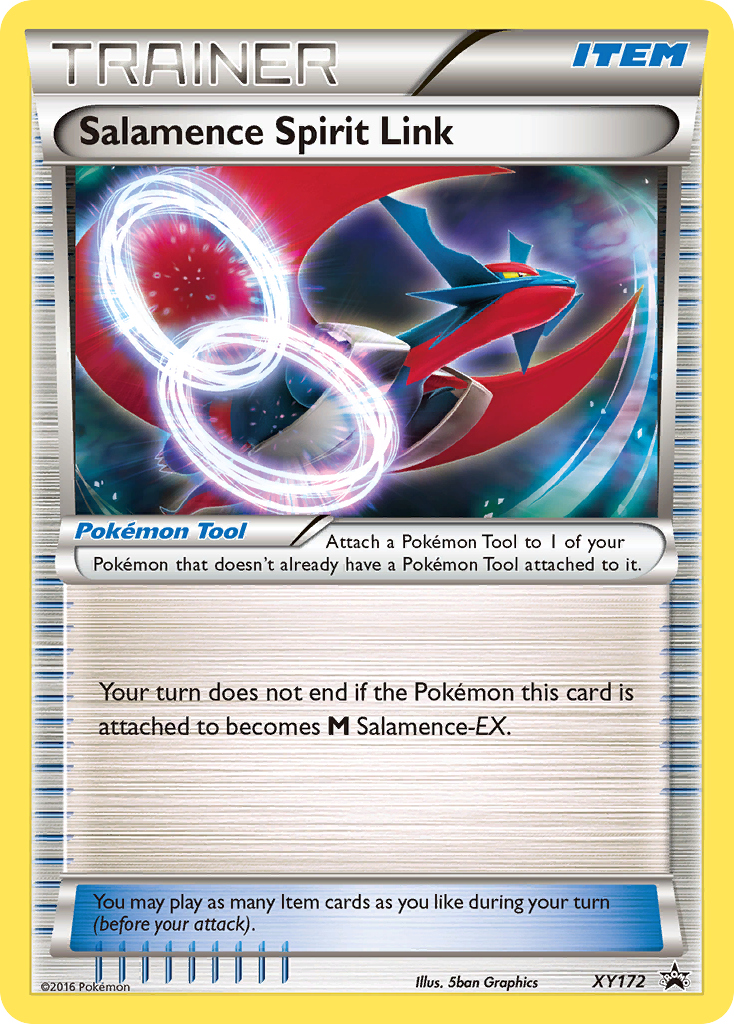 Salamence Spirit Link (XY172) [XY: Black Star Promos] | Dumpster Cat Games