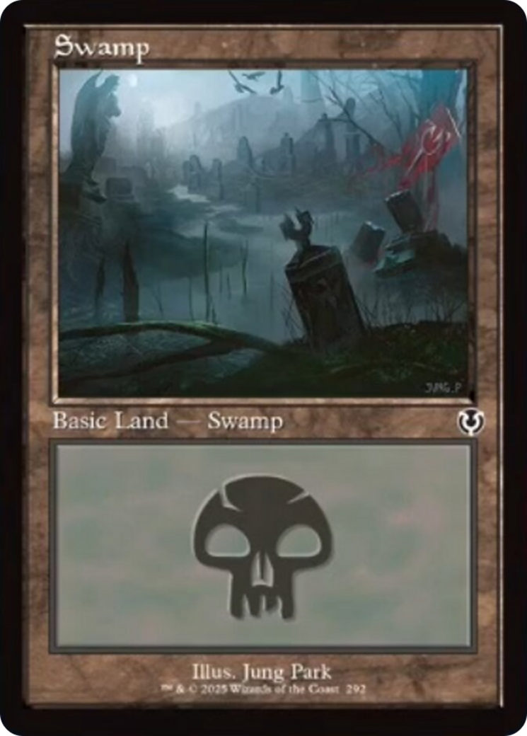 Swamp (292) (Retro Frame) [Innistrad Remastered] | Dumpster Cat Games